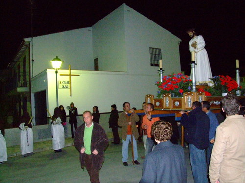 27.06.63. Vía Crucis con el Nazareno. Zamoranos, Priego. Jueves Santo, 2008.