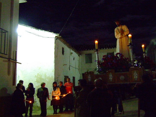 27.06.74. Vía Crucis con el Nazareno. Zamoranos, Priego. Jueves Santo, 2008.