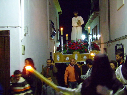 27.06.76. Vía Crucis con el Nazareno. Zamoranos, Priego. Jueves Santo, 2008.