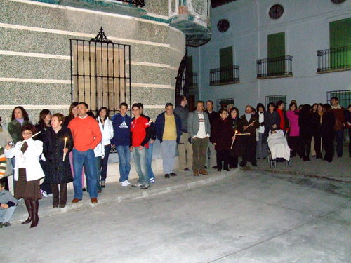 27.06.91. Vía Crucis con el Nazareno. Zamoranos, Priego. Jueves Santo, 2008.