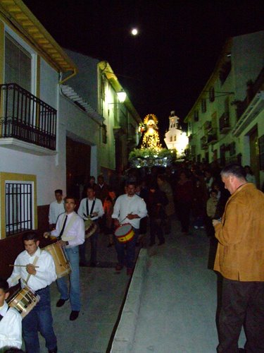 27.08.34. Castil de Campos. Priego. Viernes Santo noche. 2008.