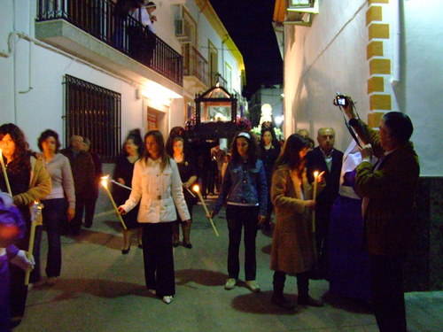 27.08.44. Castil de Campos. Priego. Viernes Santo noche. 2008.