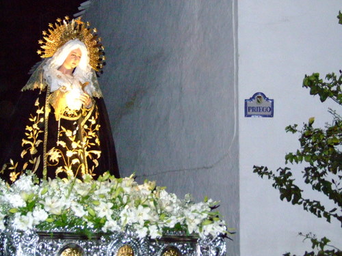 27.08.49. Castil de Campos. Priego. Viernes Santo noche. 2008.