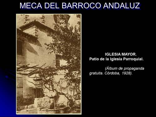 115. Priego, ciudad del barroco. Año 1928.