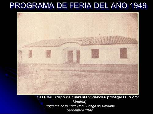 228. Programa de Feria. Año 1949.