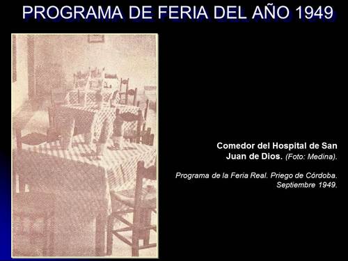 230. Programa de Feria. Año 1949.