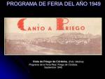 236. Programa de Feria. Año 1949.