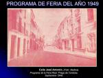 238. Programa de Feria. Año 1949.