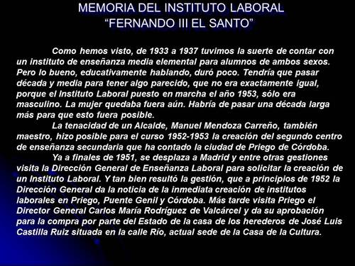 258. Memoria I. L. Fernando III. 1952-1954