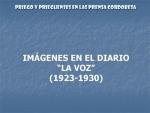 11. Imágenes en el diario La Voz