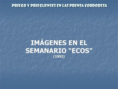 142. Imágenes en el semanario Ecos