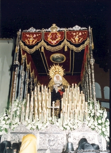 30.10.004. Soledad. Semana Santa. Priego, 1999. (Foto, Arroyo Luna).