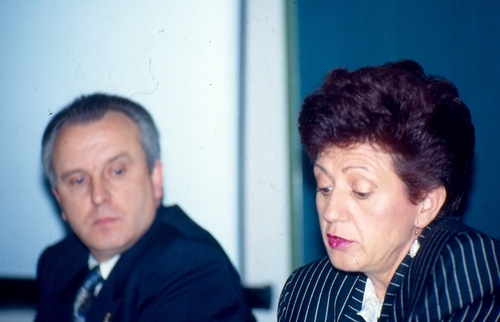 0236.060392. Jornadas de la Mujer. Tomás Delgado y Juana Castro.