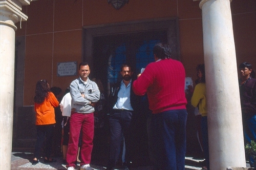 0458.180492. Manifestación vendedores del mercadillo.