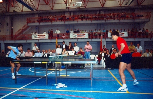 0597.010592. Inauguración Pabellón Tenis. China-España.