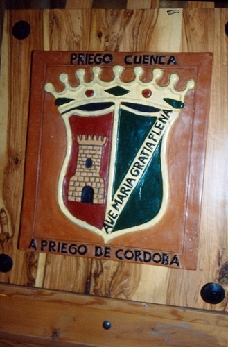 0797.290592. Visita de Priego (Cuenca). Escudo.