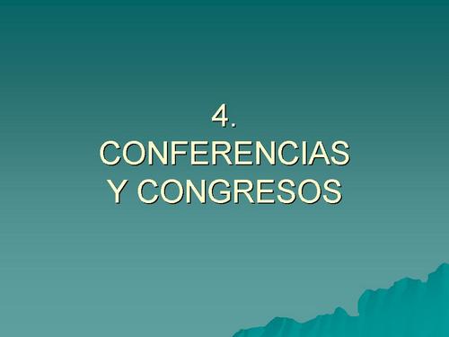 043. 04. CONFERENCIAS Y CONGRESOS