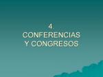 14.04. CONFERENCIAS Y CONGRESOS