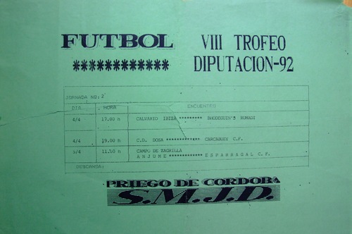 107. Fútbol. VIII Trofeo Diputación