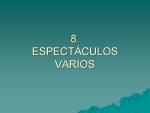 231.08. ESPECTÁCULOS VARIOS