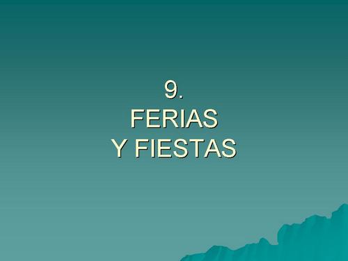 247. 09. FERIAS Y FIESTAS