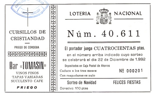 388. Participación de Lortería Nacional