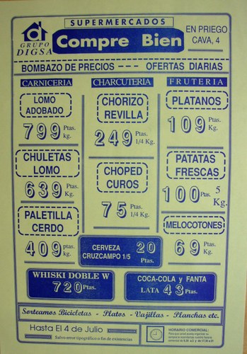 463. Precios de supermercado