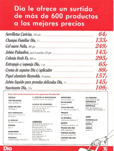 590. Precios de supermercado