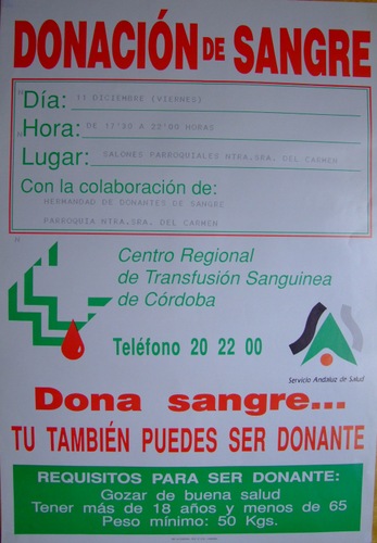 752. Donación de sangre