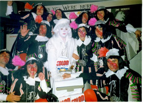 18.03.013.  Carnaval. Colón y los Pinzones. 1996.