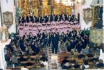 22.01.065. Coral Alonso Cano. Día de Andalucía, 1995. Con la Banda de Música de Priego.