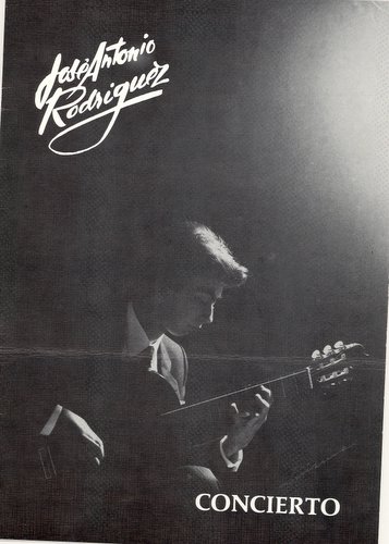 22.03.014. José Antonio Rodríguez. Cartel del concierto.