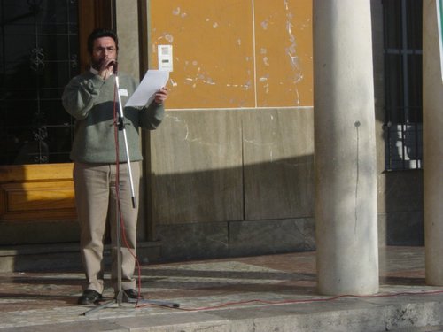 24.05.29. El Paseíllo. Desayuno molinero pro estafados en Almazaras. Febrero, 2006.