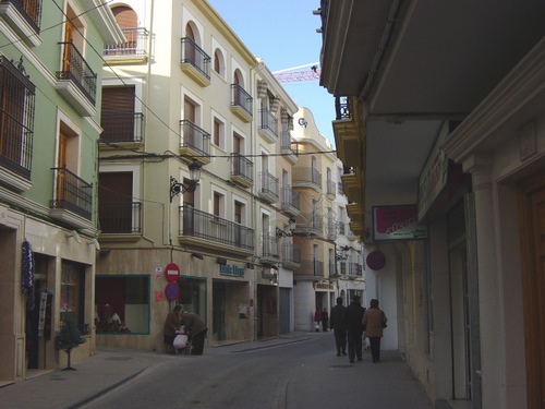 25.10. 011. Calles Lozano Sidro, San Marcos, Avda. España y Niceto Alcalá-Zamora. Priego. 2006.