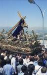 30.08.070. Nazareno. Semana Santa. Priego, 1987. (Foto, Arroyo Luna).