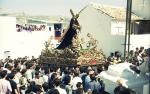 30.08.074. Nazareno. Semana Santa. Priego, 1989. (Foto, Arroyo Luna).