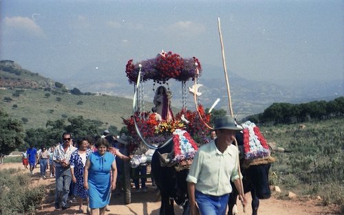 1989. XIII Romería Virgen de la Cabeza. 18 junio 1989. Arroyo Luna.