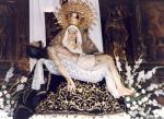 30.09.009. Angustias. Semana Santa. Priego, 1995. (Foto, Arroyo Luna).