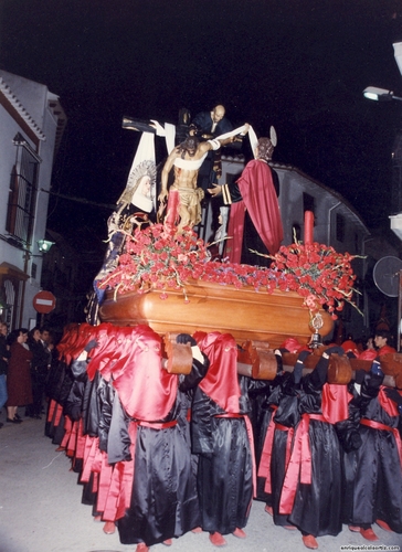 30.09.022. Angustias. Semana Santa. Priego, 1997. (Foto, Arroyo Luna).