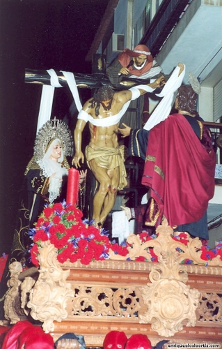 30.09.049. Angustias. Semana Santa. Priego, 2000. (Foto, Arroyo Luna).