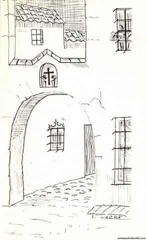 25.21.002. Antigua del Rinconal Parral. (Dibujo, Luis Alcalá-Zamora y Ruiz de Peralta).