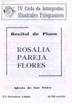 09.05.46. Recital de piano de Rosalía Pareja Flores. 1989.