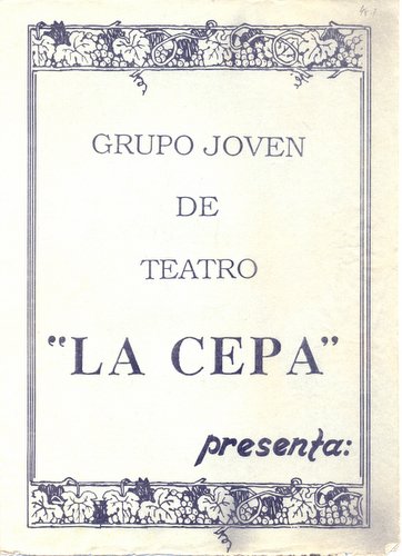 09.05.49. Grupo joven de Teatro La Cepa. 1989.