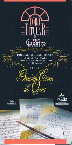 09.05.55. Coro Titular del Gran Teatro. Grandes Coros de Ópera. 1990.