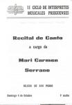 09.05.66. Recital de Mari Carmen Serrano. 1991.