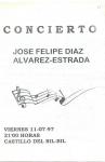 09.05.86. Concierto de José Felipe Díaz Álvarez Estrada. 1997.