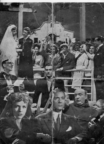 10.02.14. Propaganda de la película La boda de Quinta Flores rodada en Priego por la década de los cuarenta.