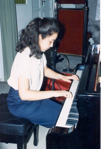 10.05.09. Clases de piano en el Conservatorio de Música.