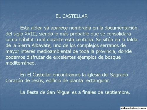 11.06.01.01. El Castellar. Priego de Córdoba, 2007.