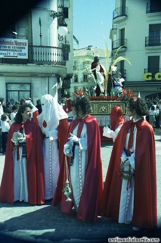 La Pollinica. Domingo de Ramos. 1995. Priego. Foto, Arroyo Luna.